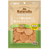 ナチュラハ　グレインフリー　ハーブ鶏を使用した贅沢なササミチップス　６０ｇ　６０ｇ