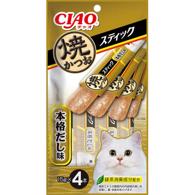 焼スティック　焼かつお　本格だし味　４本