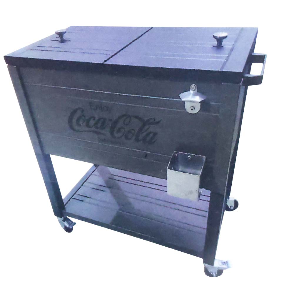 コカコーラ レトロクーラー60qt クリームレッド CP98111
