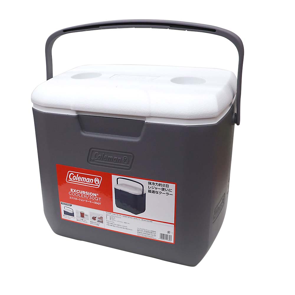 コールマン エクスカーションクーラー30QT チャコール