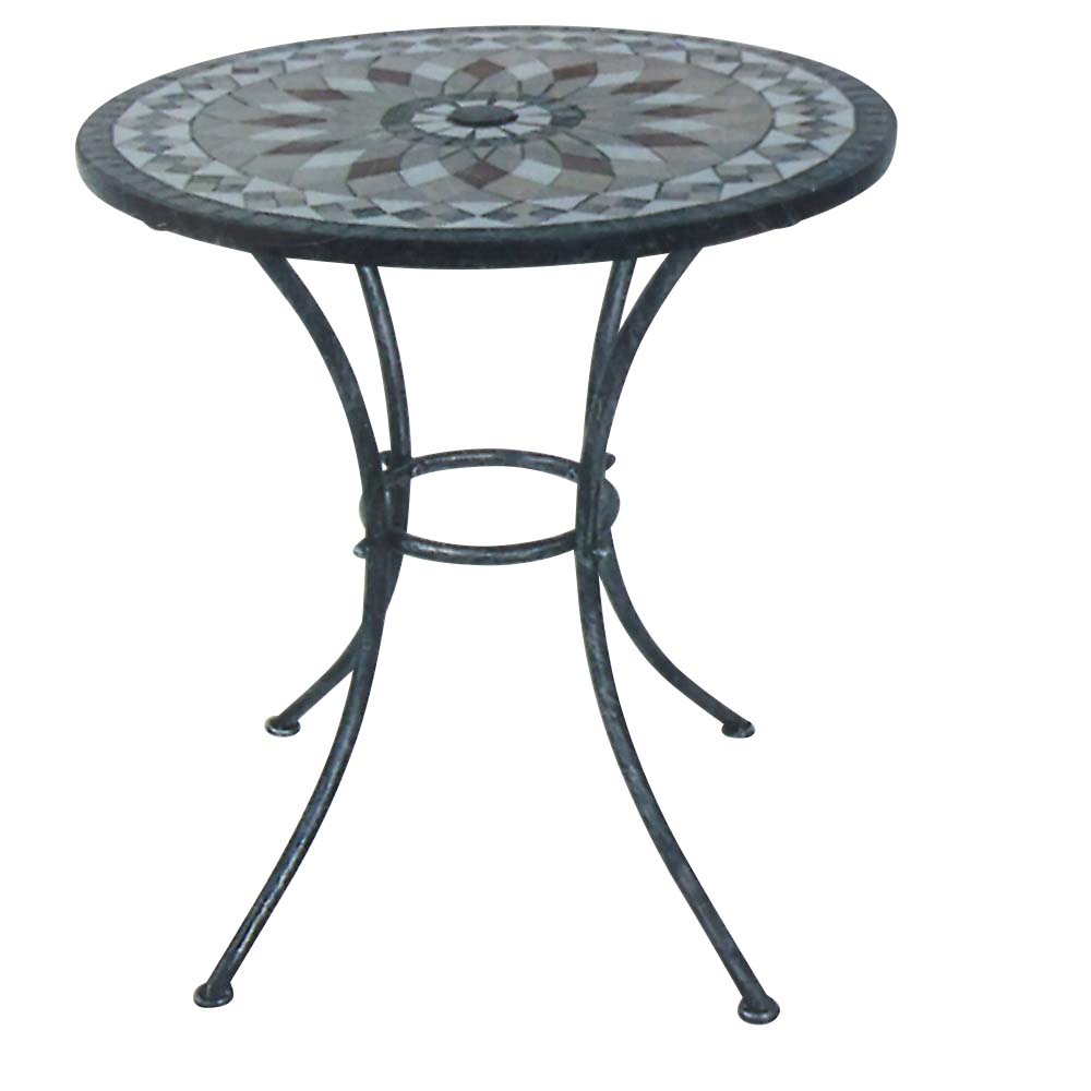 モザイクサイドテーブル（石目調GY) JF152404R | ジョイフル本田