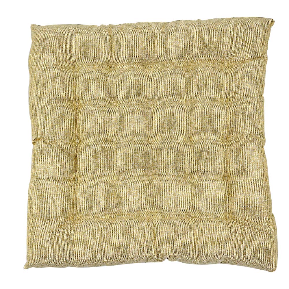 滑り止め付ぽこぽこシートクッション　ＹＥ　４３ｘ４３ｃｍ