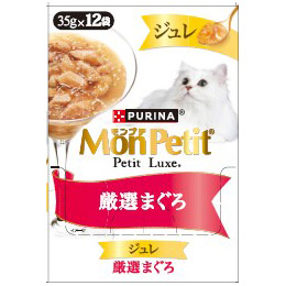 モンプチ　プチリュクスパウチ　ジュレ　厳選まぐろ　３５ｇ×１２Ｐ　４２０ｇ