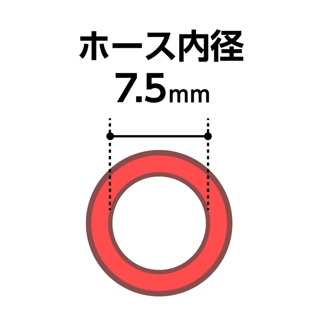 Φ７延長ホース５ｍ　Ｒ００５ＦＪＣＲ