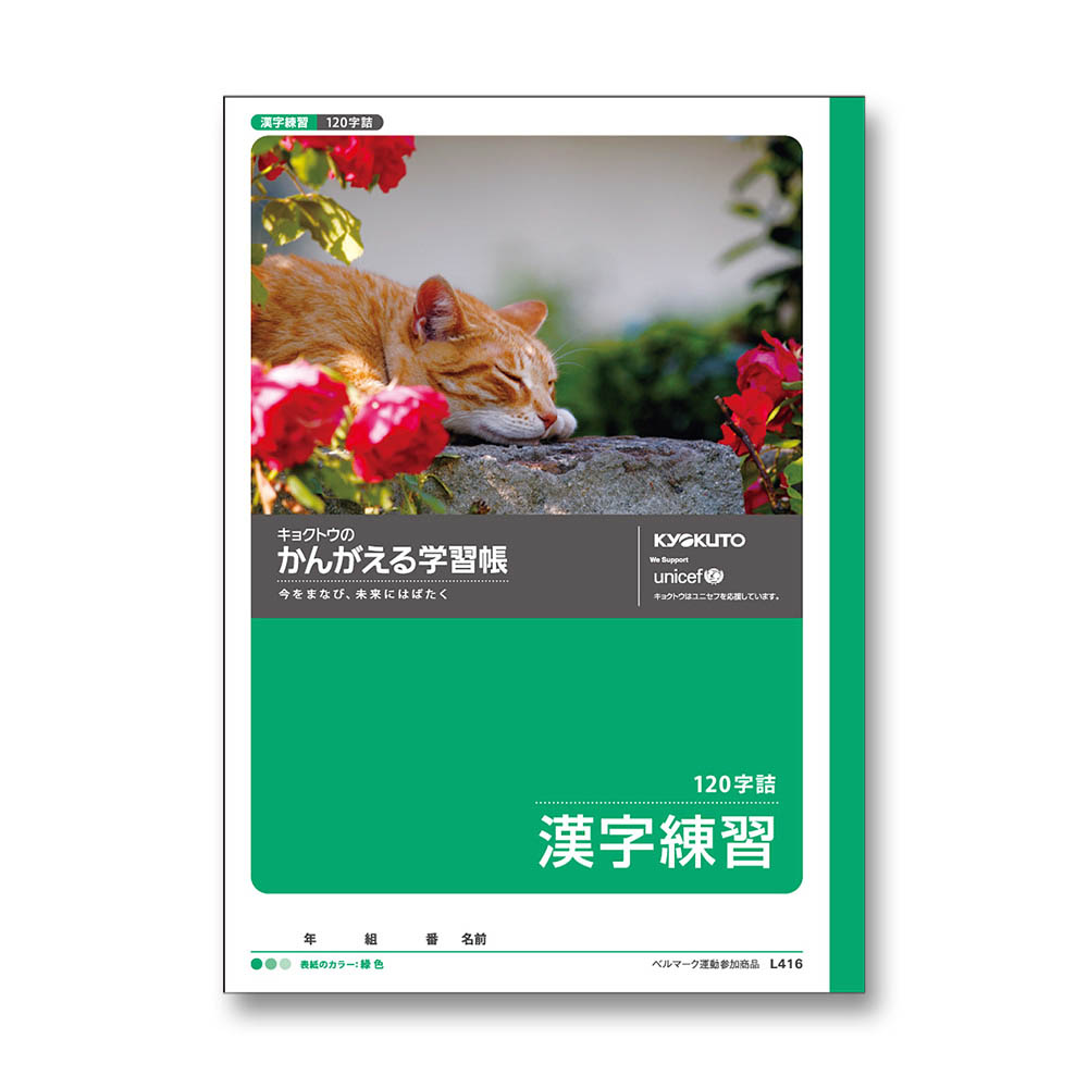 かんがえる学習帳 B5 漢字練習 120字　L416