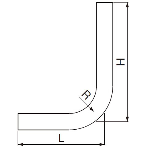 ベンドパイプ　ML1-32x320x170