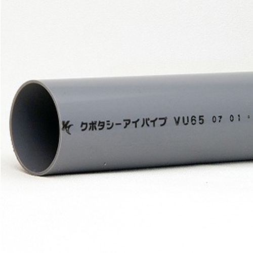 排水用塩ビパイプ VU管　VU75×4m