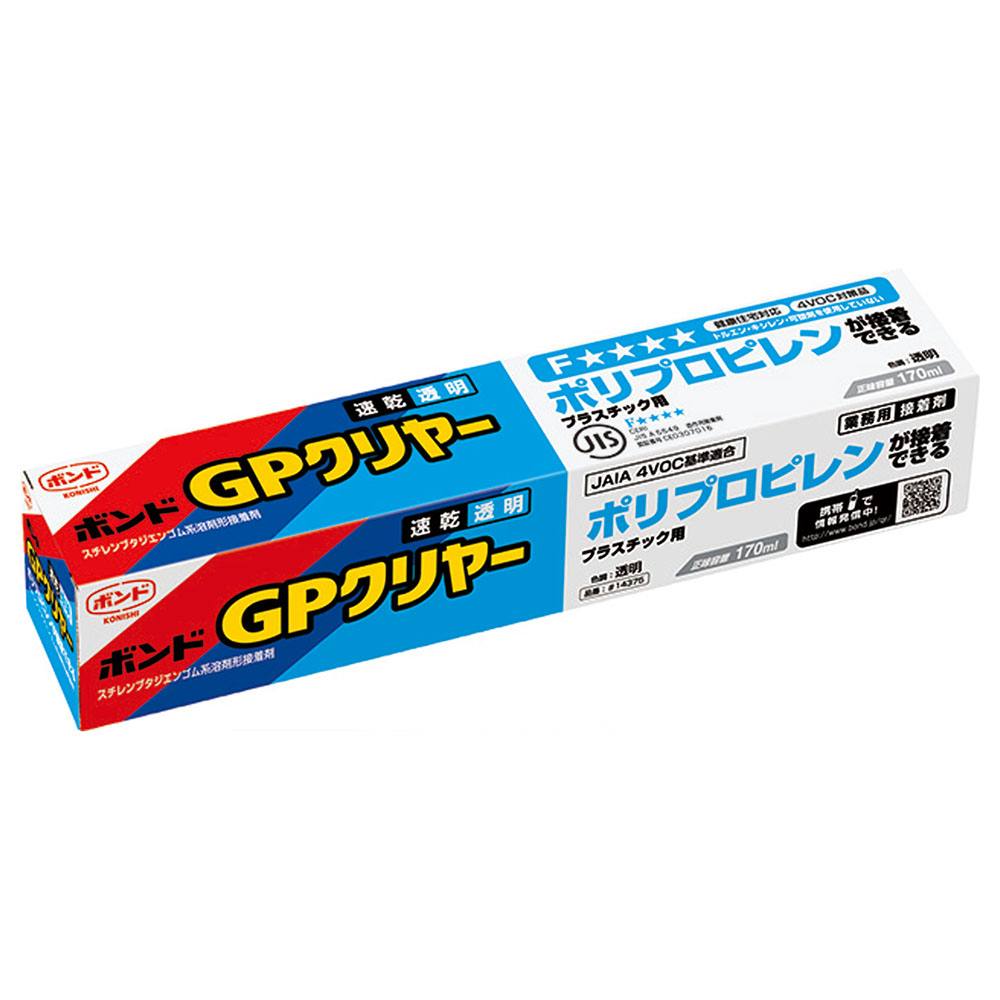 ボンド GPクリヤー プラスチック用　170ml