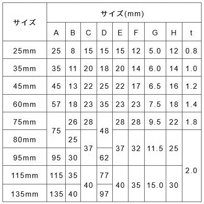 塗ストロング掛金 ネジ付き　45mm