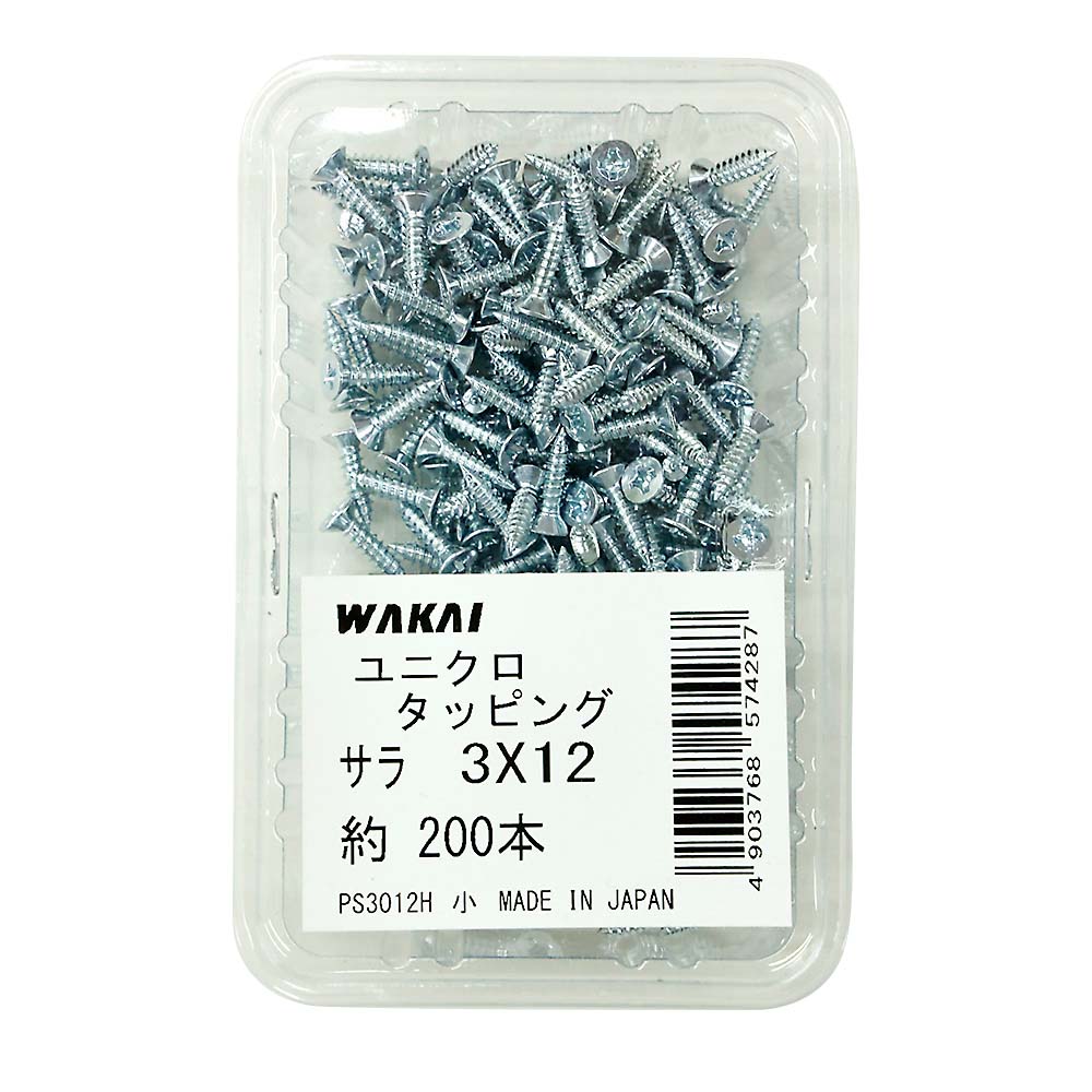 ユニクロ 皿タッピング　3x12mm 200本