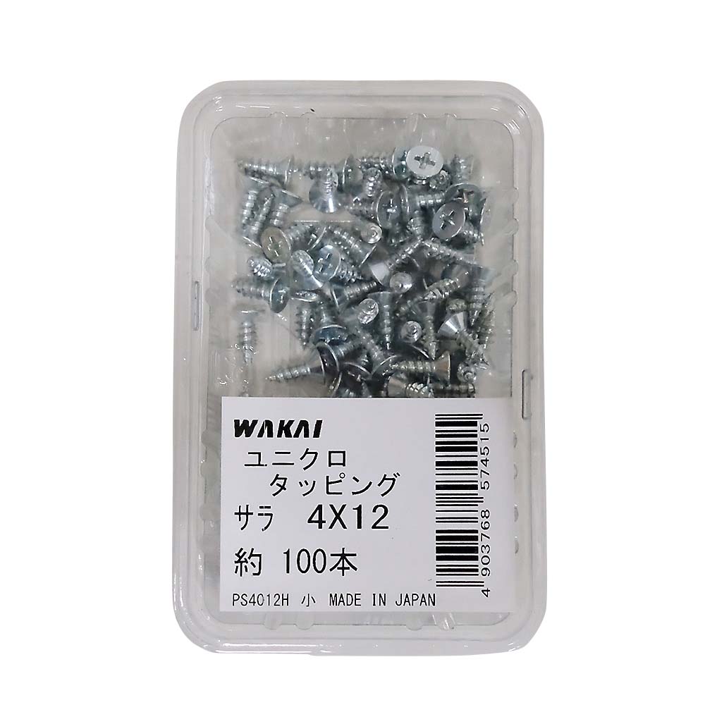 ユニクロ 皿タッピング　4x12mm 100本
