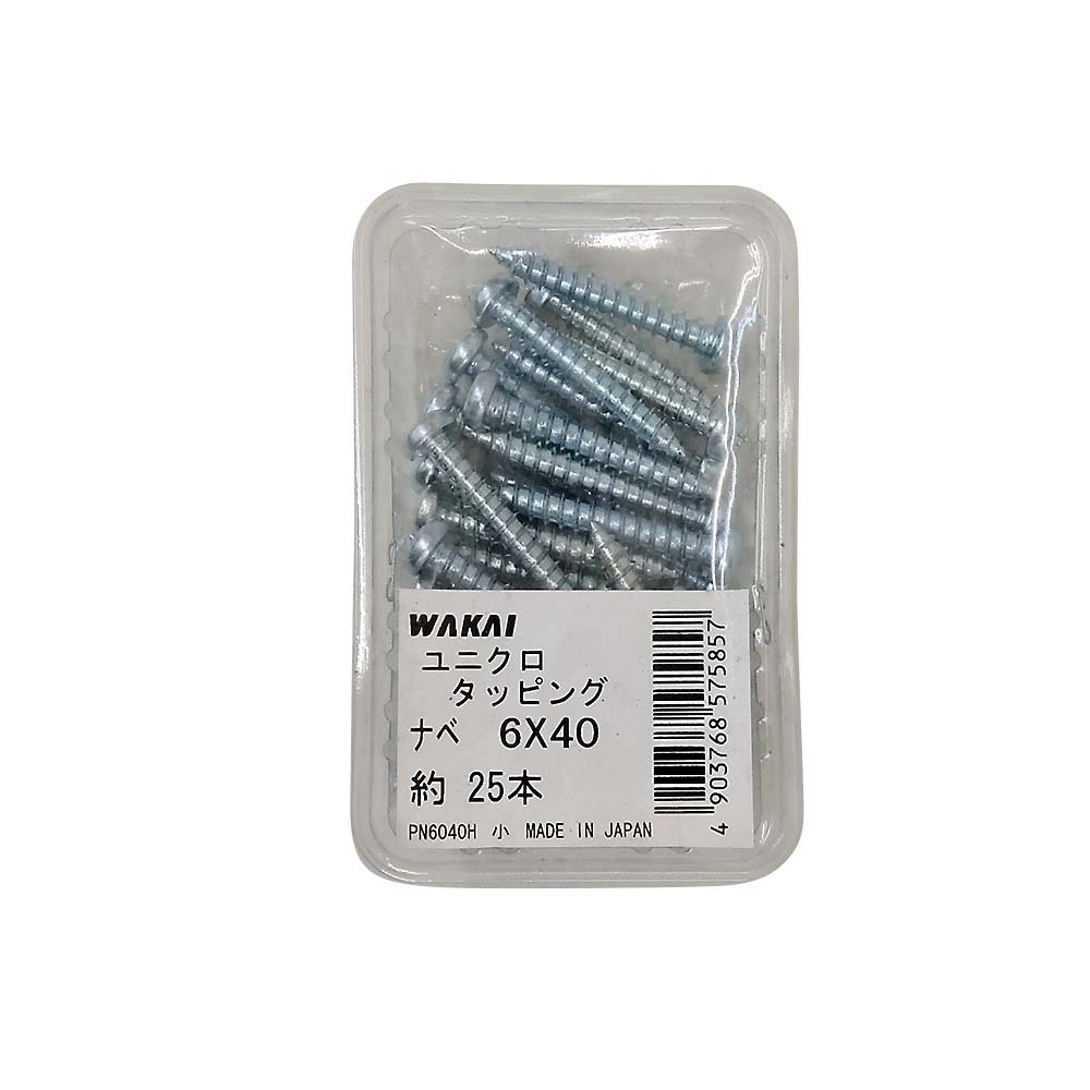 ユニクロ なべタッピング +　6x40mm 25本