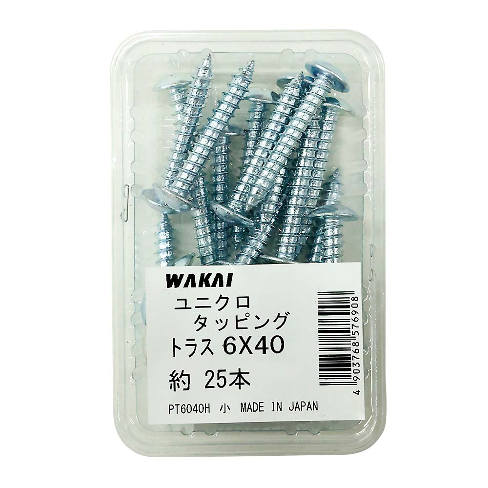 ユニクロ トラスタッピング +　6x40mm 25本