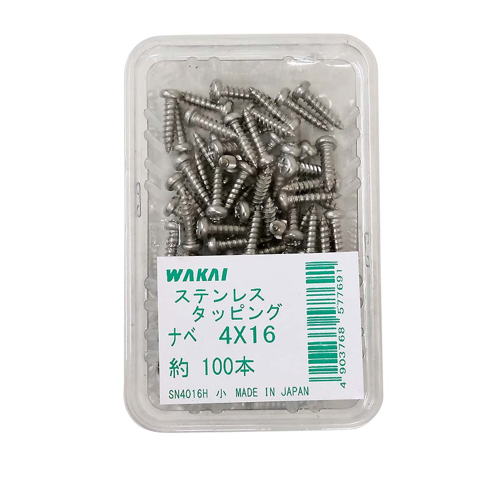 ステンレスなべタッピング　4x16mm 100本