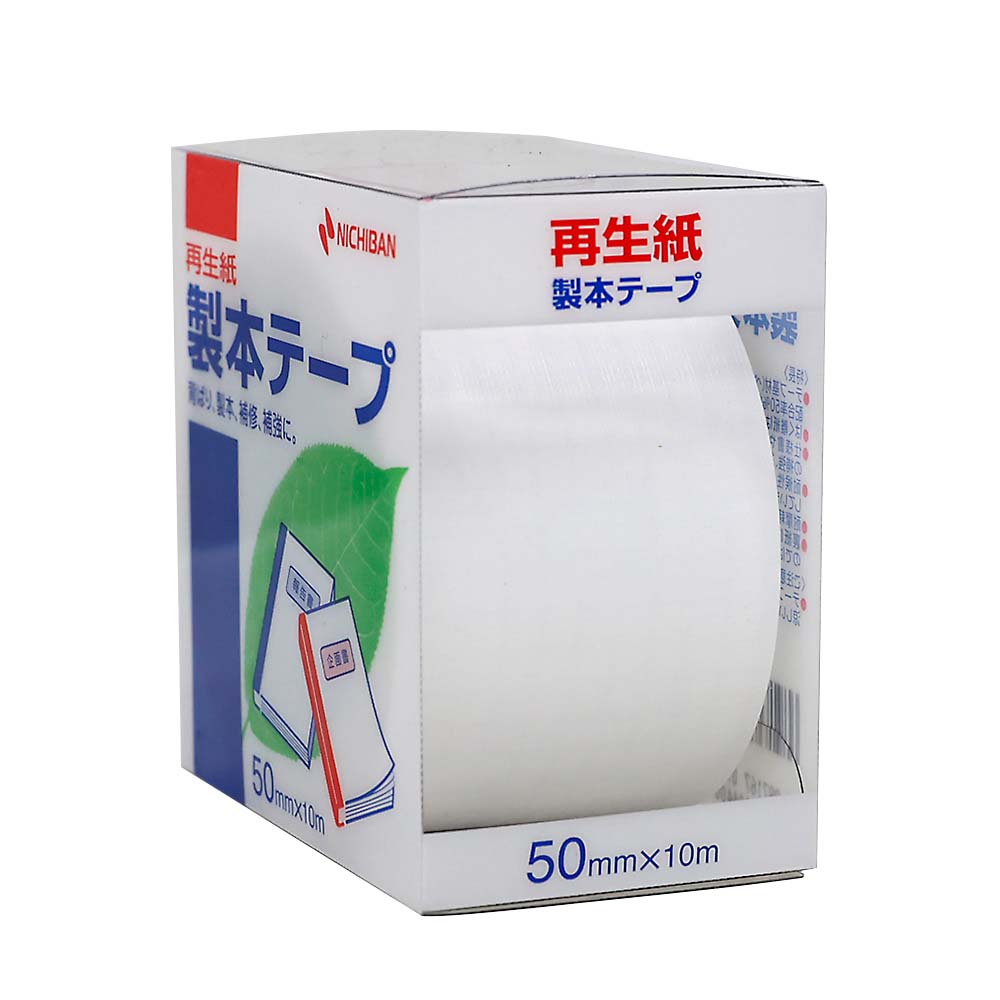 ニチハン　製本テ－プ５０Ｘ１０　シロ　ＢＫ－５０５