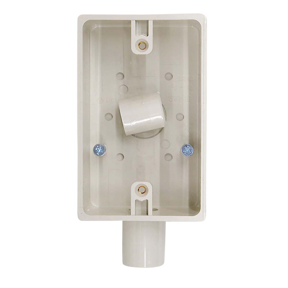 露出スイッチボックス 1コ用1方出　SW1-16J