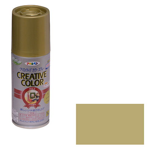 クリエイティブカラースプレー１００ml　９１ゴールド