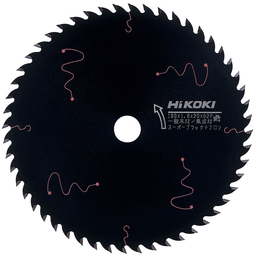 ブラックチップソー　190mm 52枚