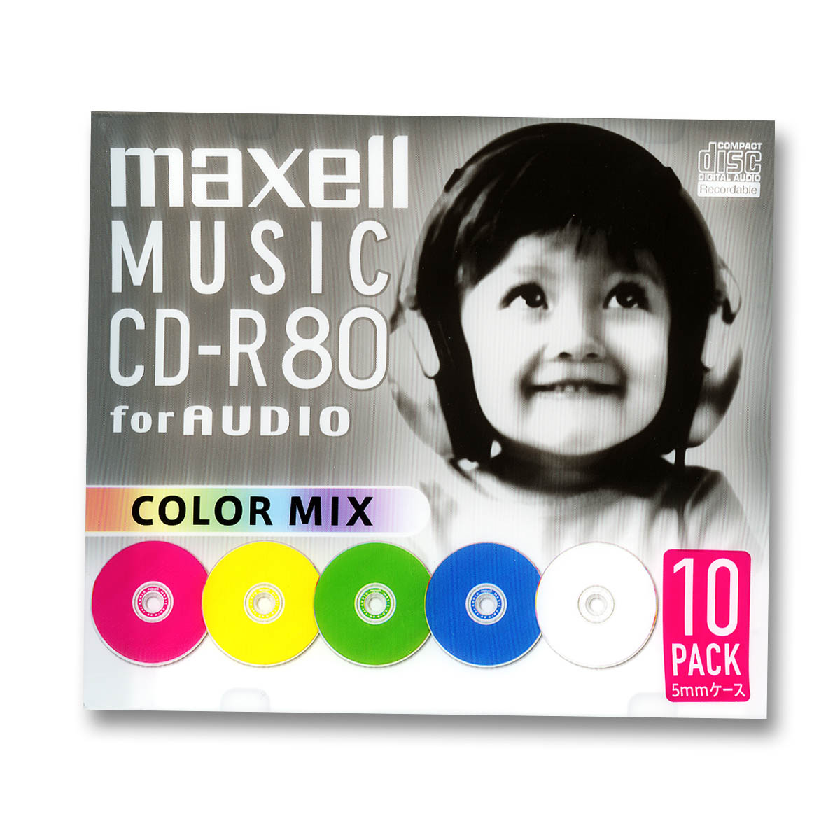 マクセル CDRオーディオ用　CDRA80MIXS1P10S
