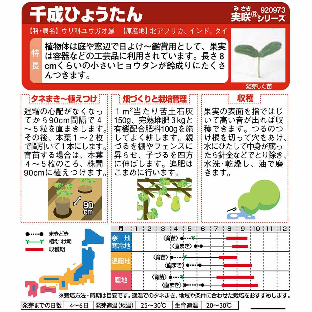 ヒョウタン_千成ひょうたん 春まき | ジョイフル本田 取り寄せ ヒョウタン_千成ひょうたん 春まき | ジョイフル本田 取り寄せ