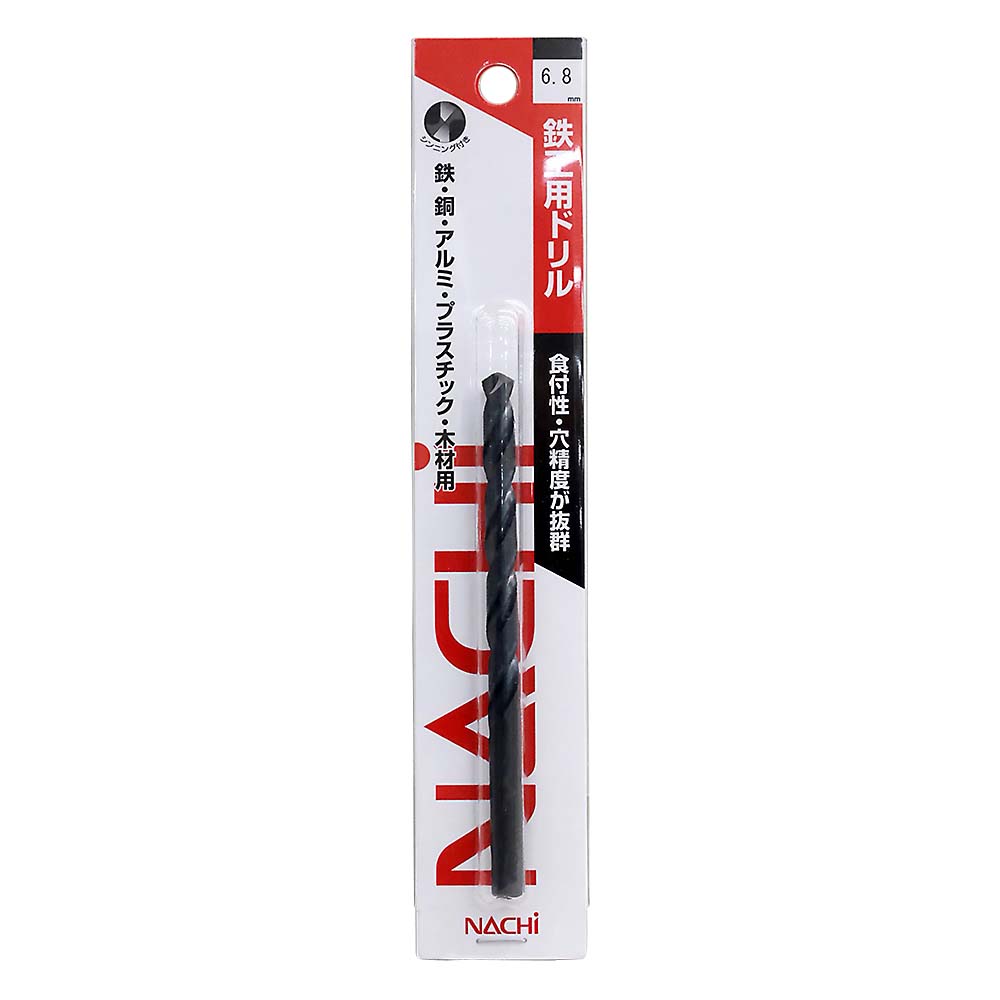 鉄工ドリル シンニング　6.8mm