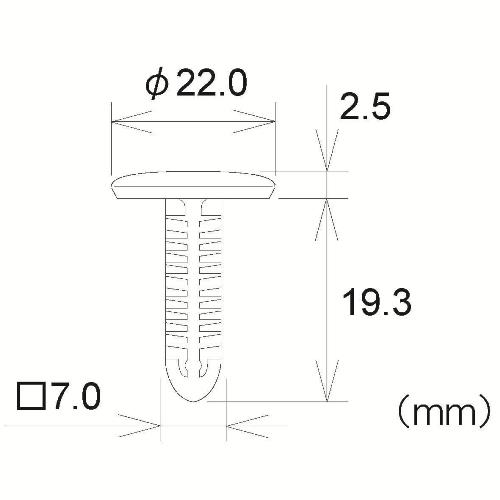 ブラッシュクリップ　PTF22G2