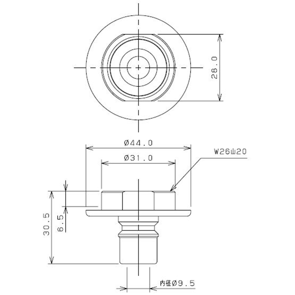 洗濯機用ニップル　772-001