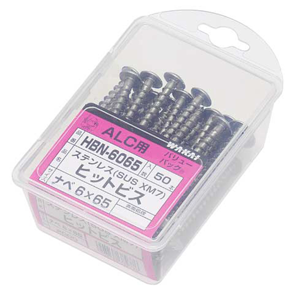 ヒットビス　なべ　６ｘ６５ｍｍ　５０本入