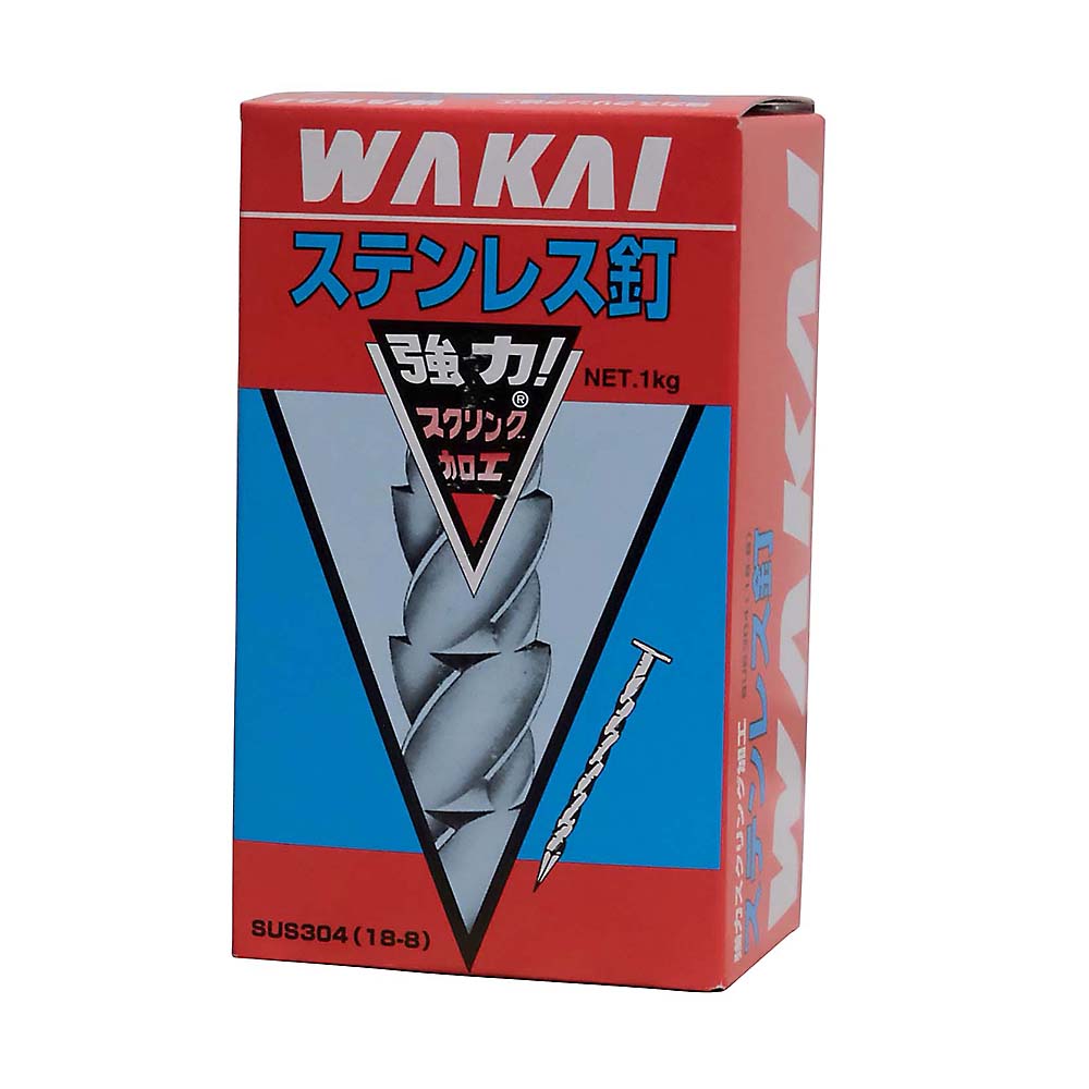 ステンレス　スクリング釘　平頭釘　１５×３２ｍｍ（１ｋｇ）
