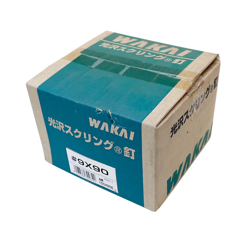 光沢スクリング釘　９ｘ９０ｍｍ（４ｋｇ）