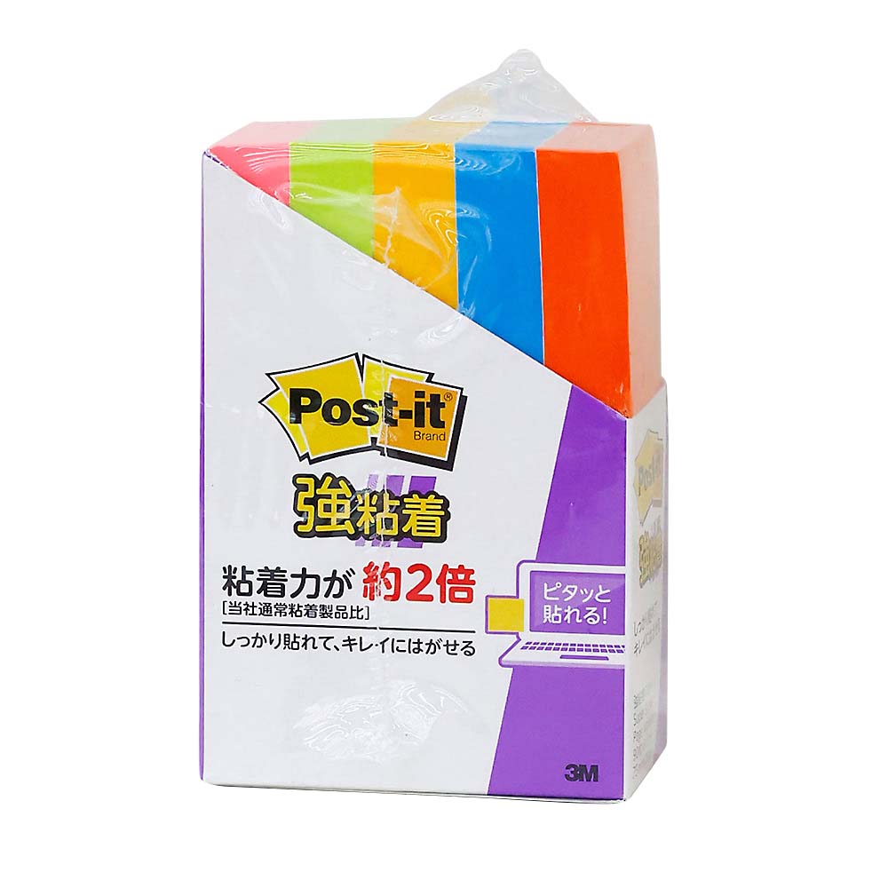 ポストイット 強粘着ふせん 混色　500-5SSAN