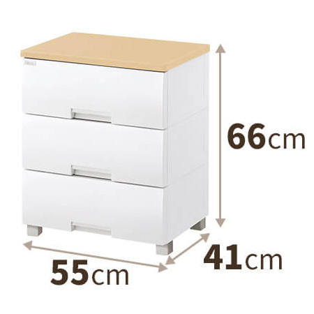 フィッツプラス F5503(脚タイプ)メ-プル　W55xD41xH66cm
