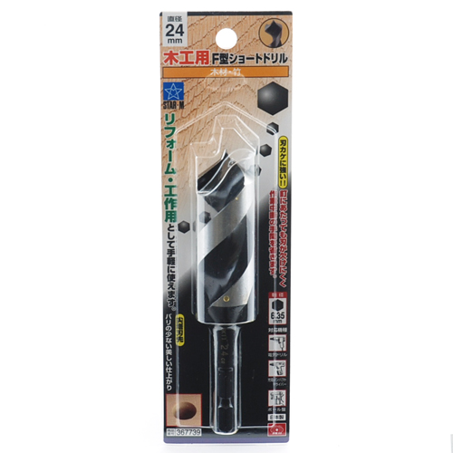 Ｆ型ショートドリル　２４．０ｍｍ