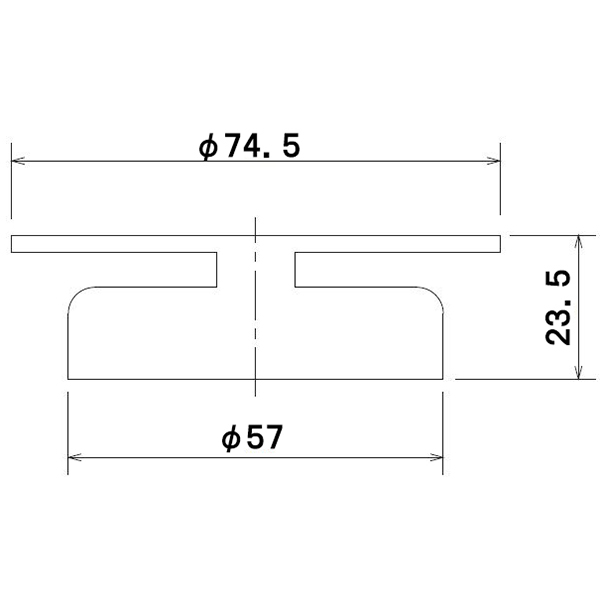 防臭ワンつき排水あみ75　9470