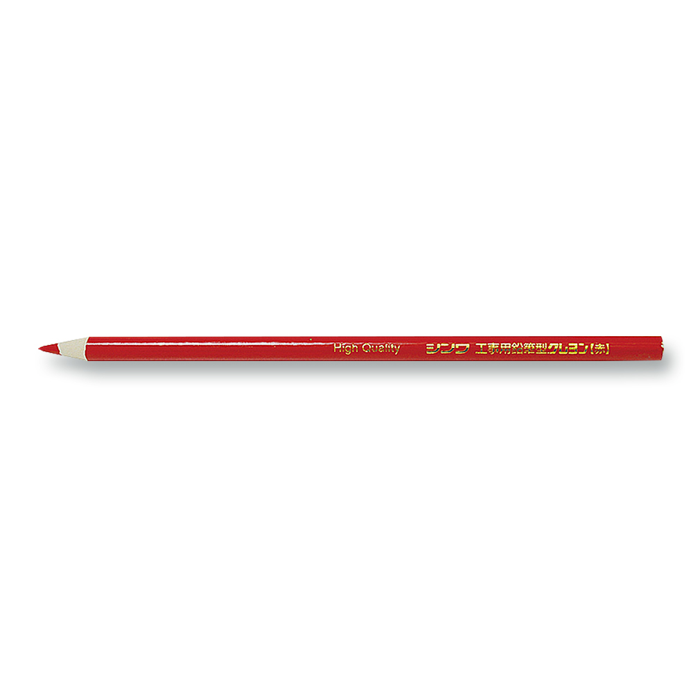鉛筆型クレヨン 赤 3本入