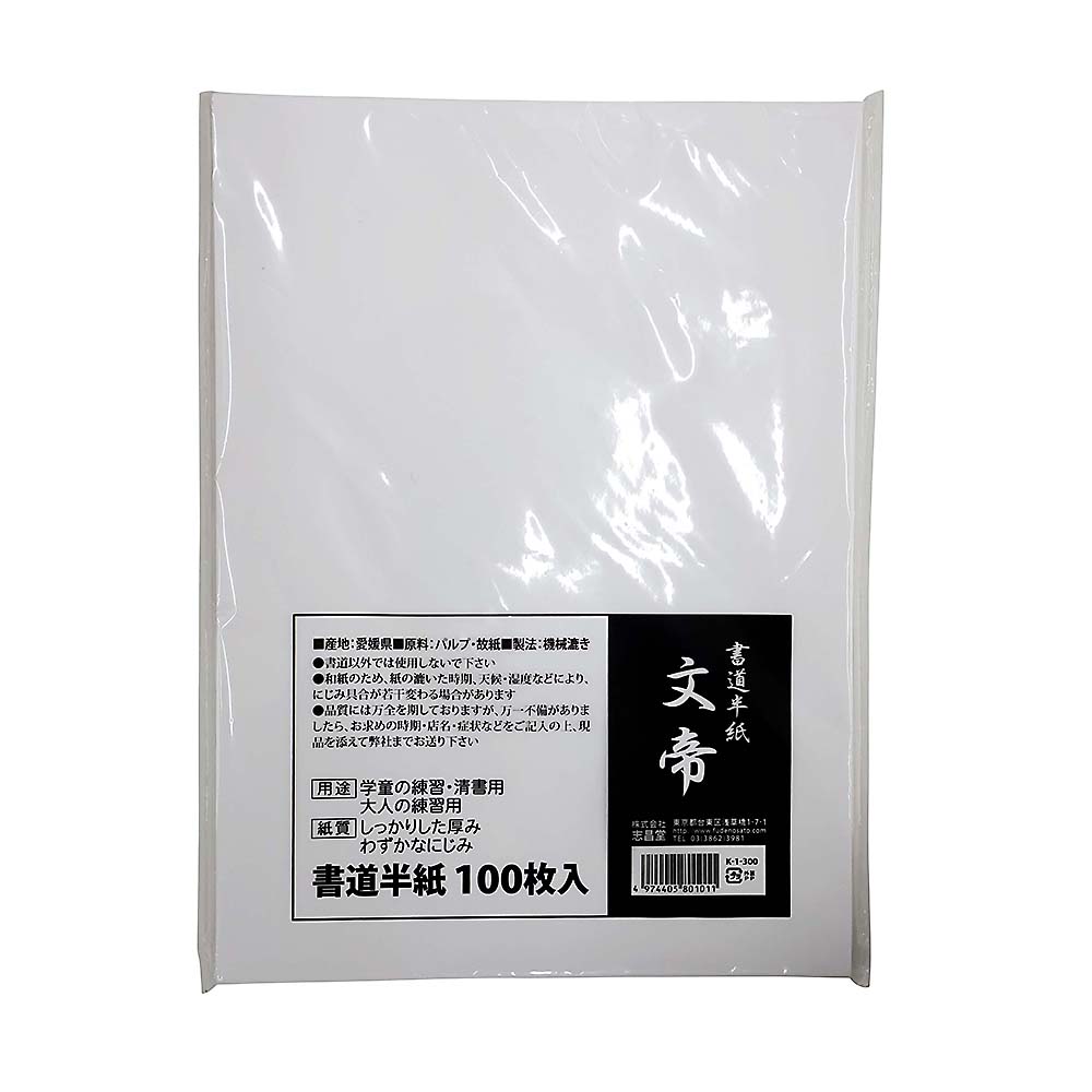 志昌堂　書道半紙　文帝　Ｋ－１