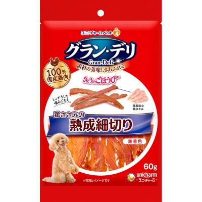 グラン・デリきょうのごほうび鶏ささみの熟成細切り６０ｇ　６０ｇ