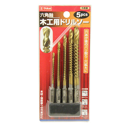 六角軸ドリルソー　5本組