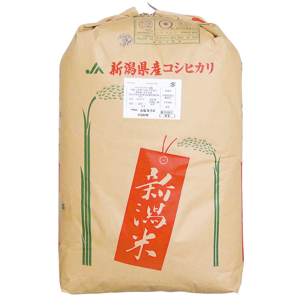 新潟県産コシヒカリ30キロ玄米 - 米