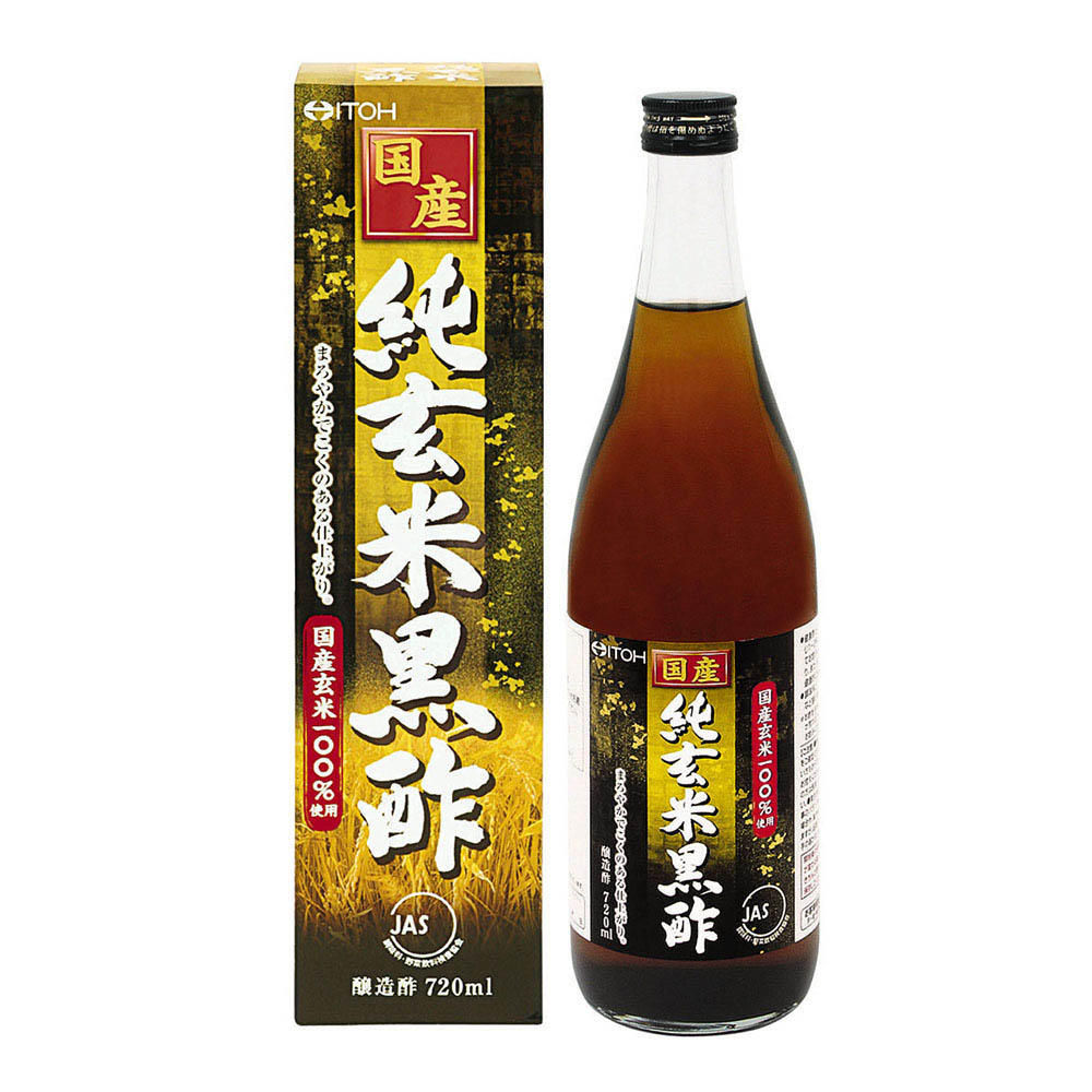 国産純玄米黒酢 JAS　720ml