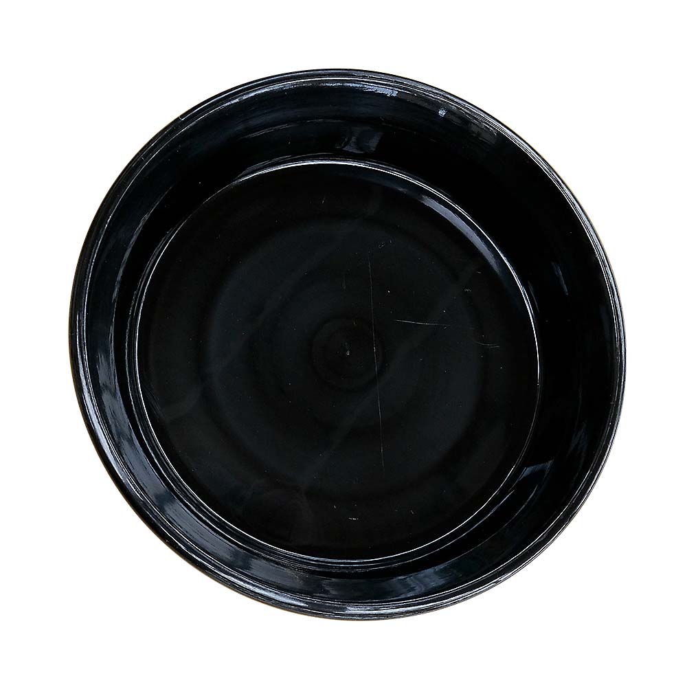 鉢皿F型　5号ブラック