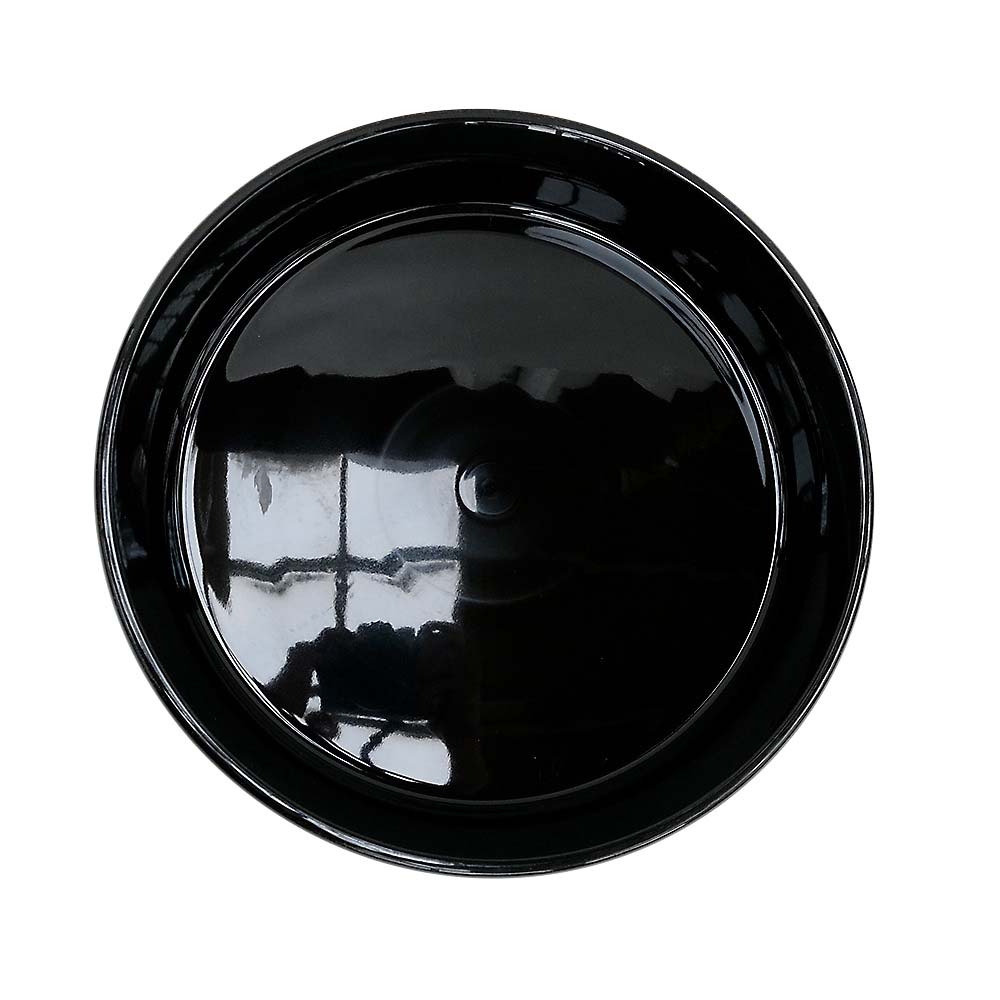 鉢皿F型　8号ブラック