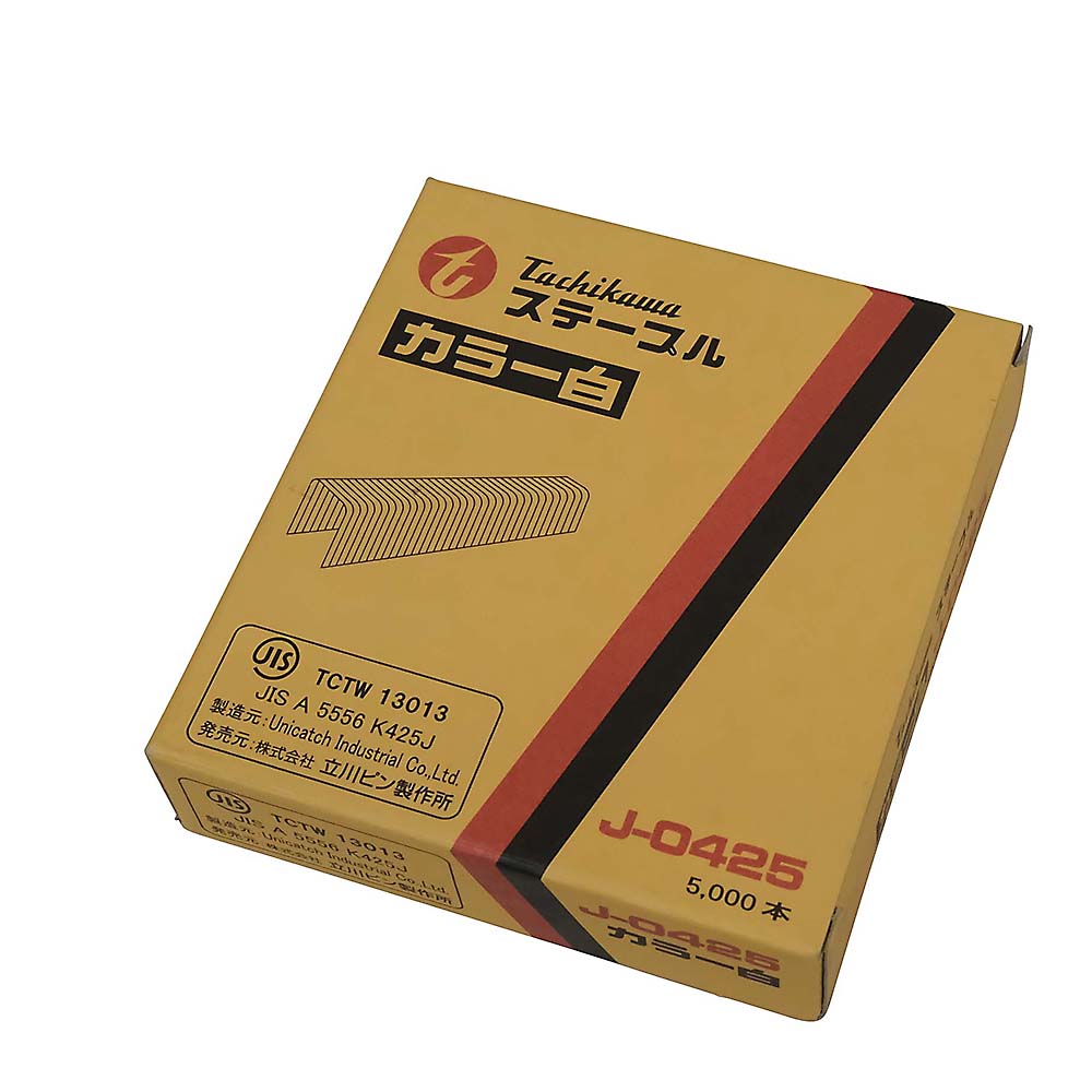 タチカワステープルシロ(5000本) J-0425W　J-0425W