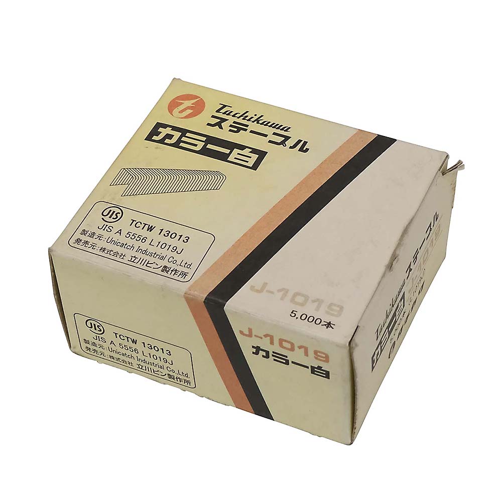 タチカワステープルシロ(5000本) J-1019W　J-1019W