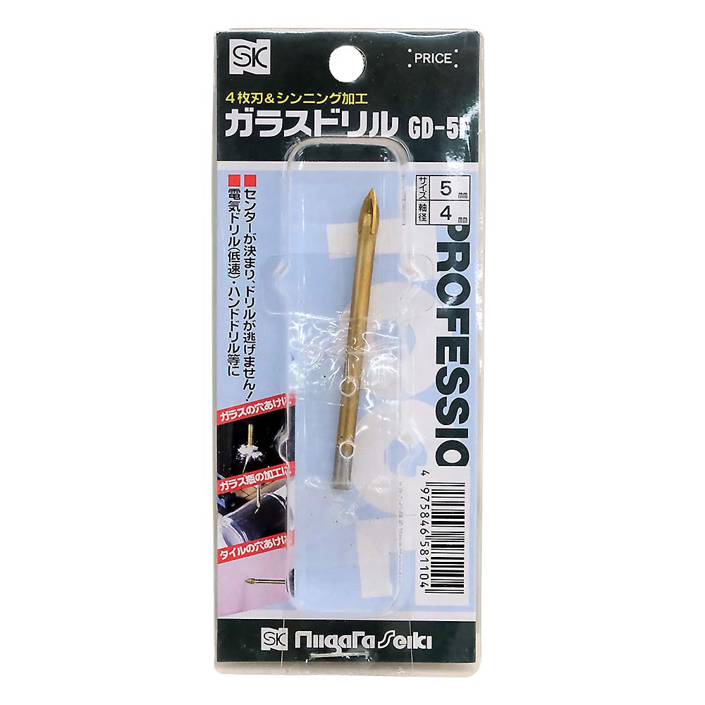ガラスドリル4枚刃　GD-5F