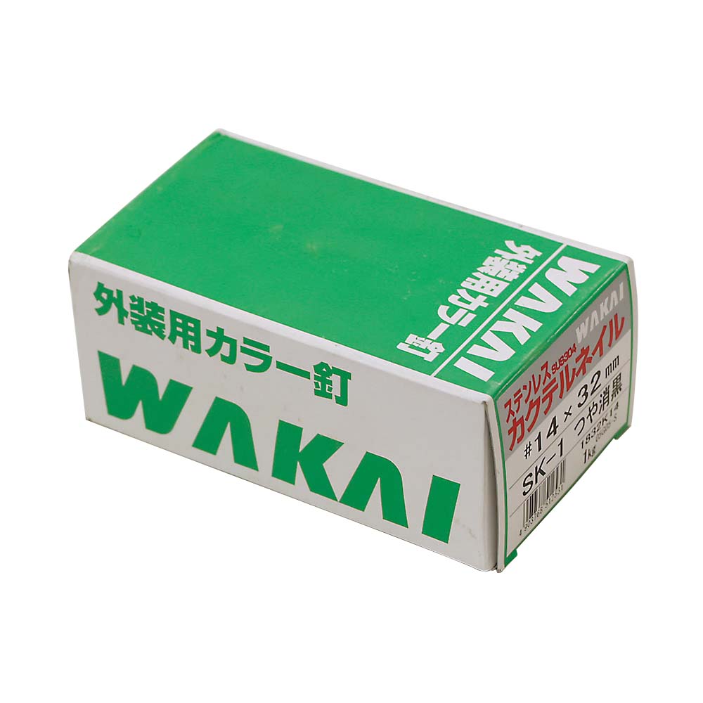 ステンレス　カクテルネイル　１ｋｇ　１４ｘ３２ｍｍ　黒