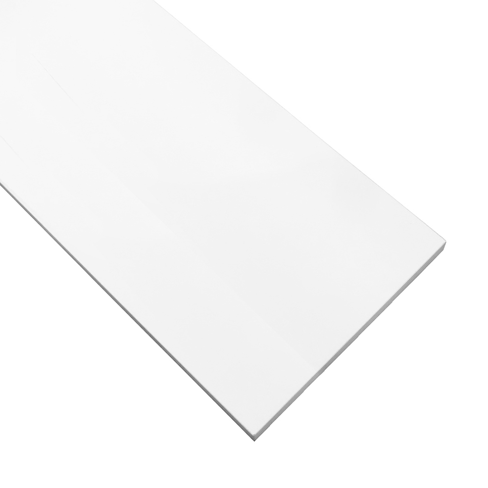カラー棚板 ホワイト　15x600x250mm