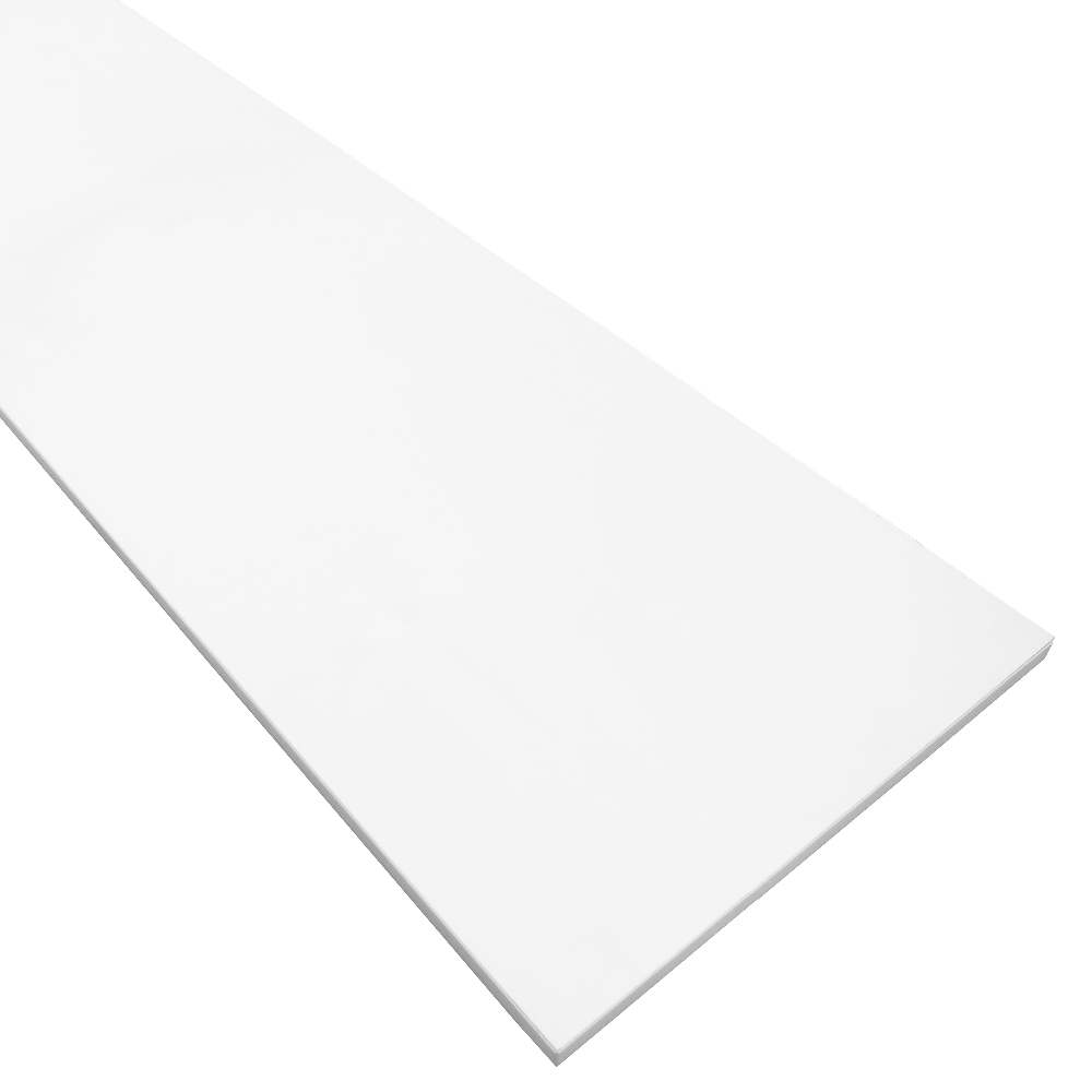 カラー棚板 ホワイト　15x1200x350mm