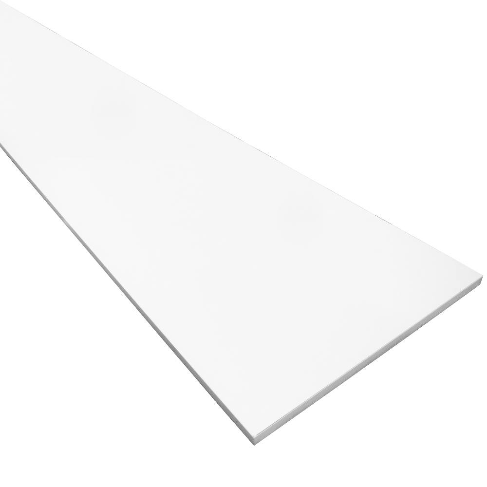 カラー棚板 ホワイト　15x1800x300mm