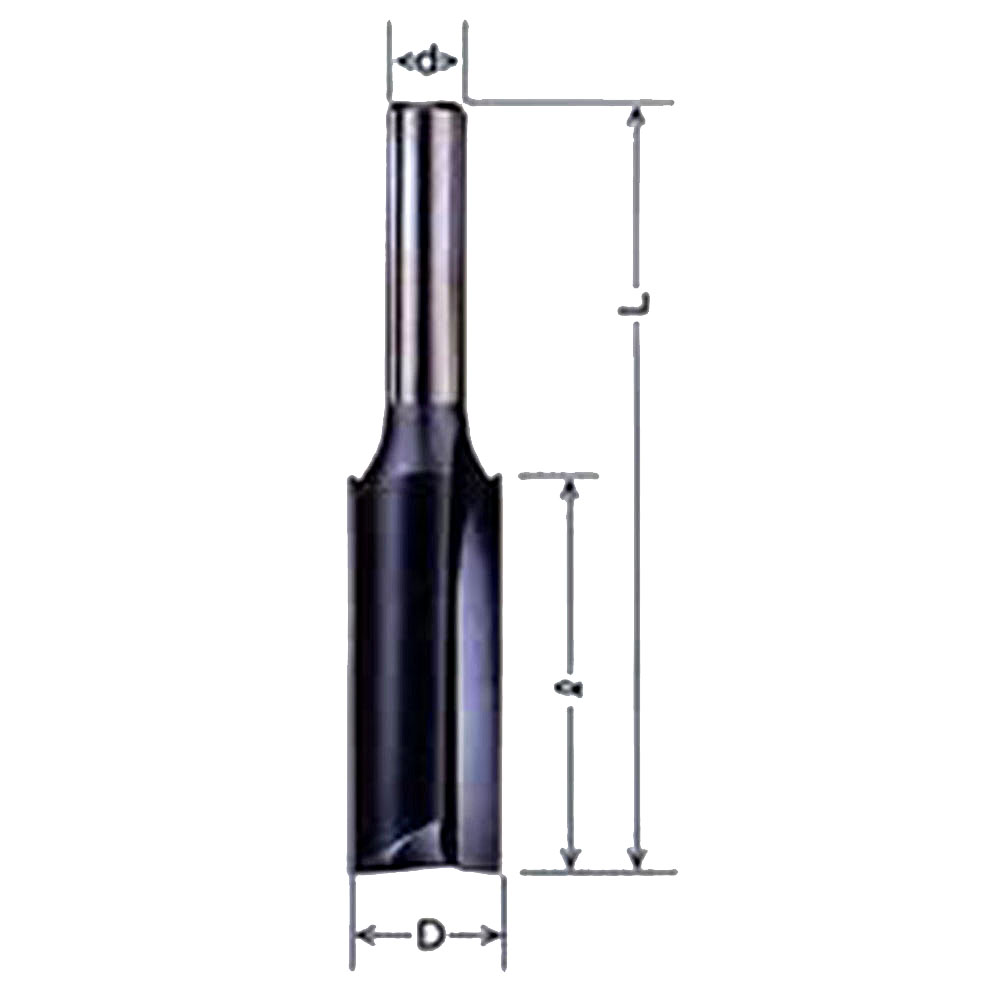 超硬ストレートビット　6x10 全長60mm